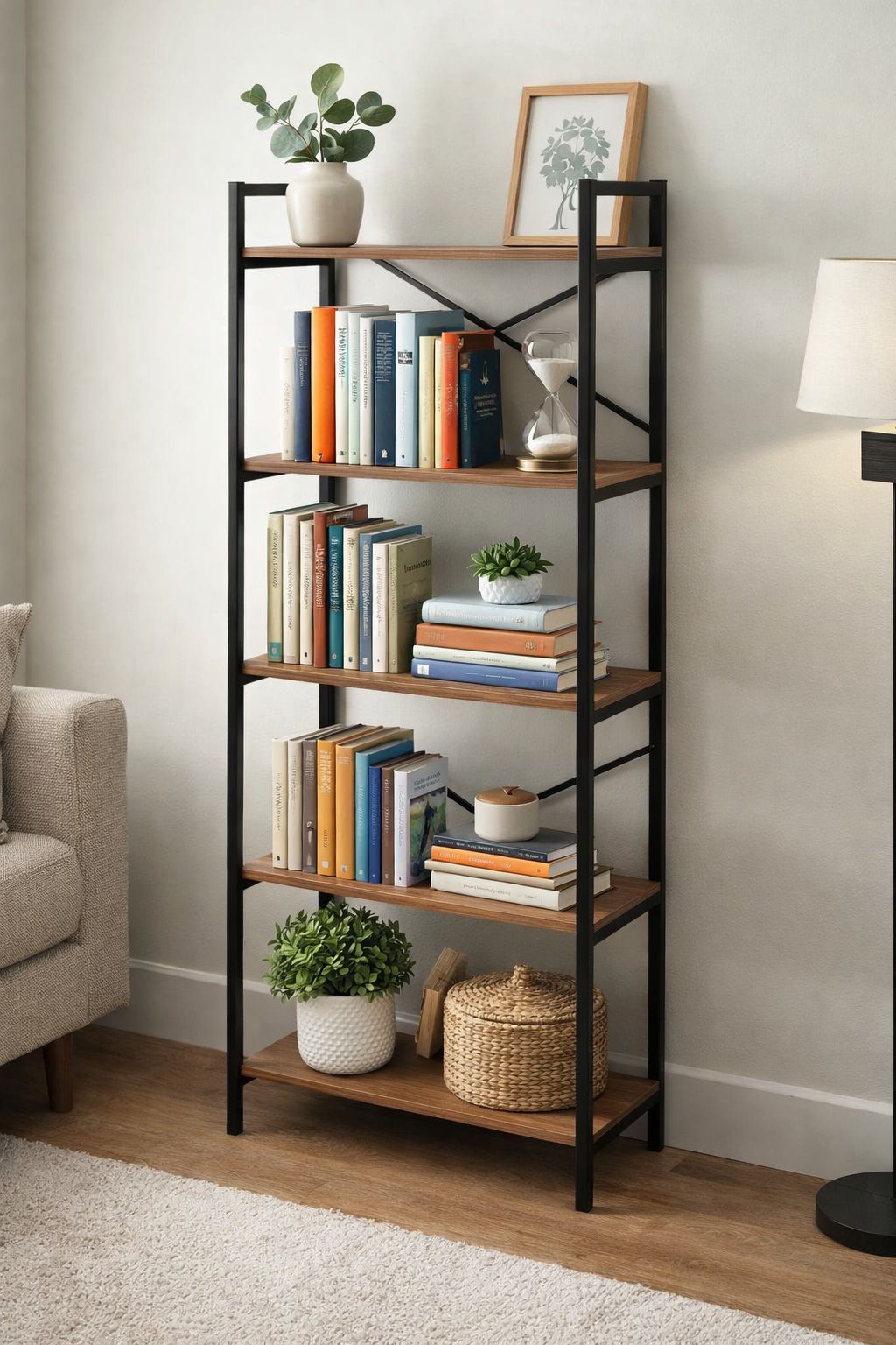 Estante de livros